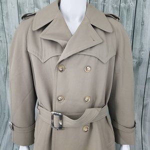 Wingflite TRENCH Coat Texturized Polyester Sz 40R